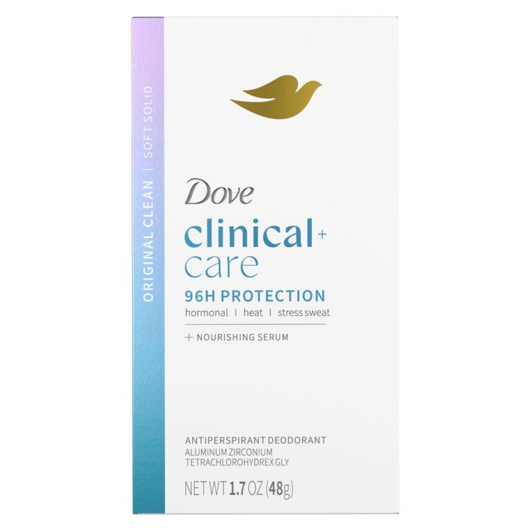 Dove Clinical + Care Antiperspirant Deodorant Soft Solid for Women Original Clean â 1.7 oz