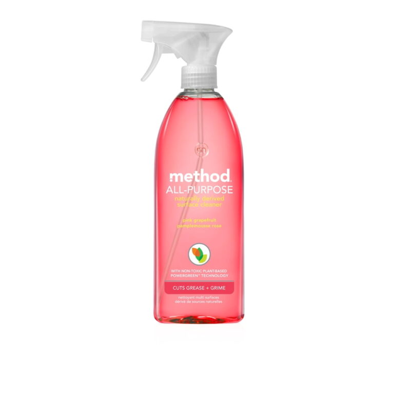 method All-Purpose Cleaner Spray â 28 fl oz / for Kitchen & Bathroom / Sealed Wood & Floors / Glass / Pink Grapefruit - Cuts Grease & Grime on Counters