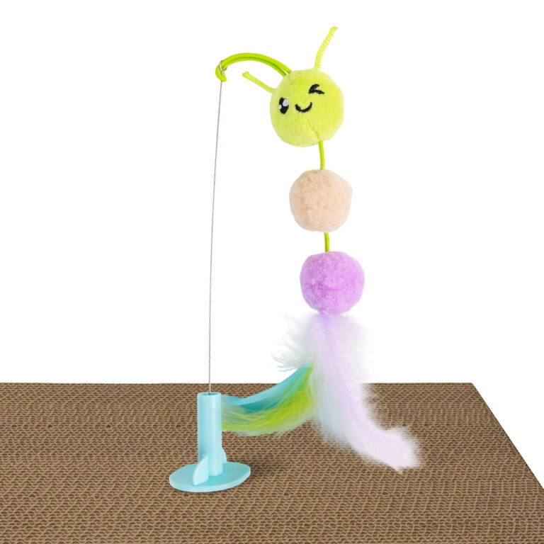 Catstages Scratchables Caterpillar Wire Topper Cat Toy â Multicolored