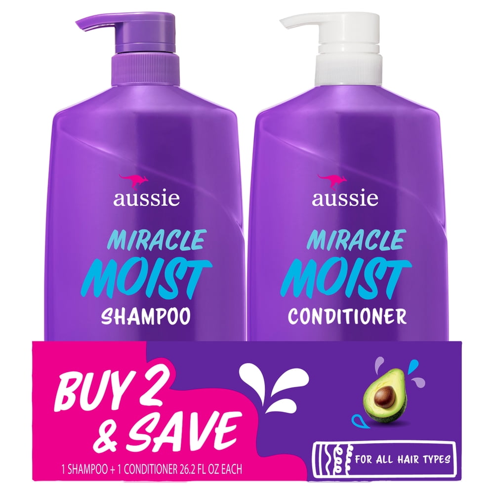 Aussie Miracle Moist Shampoo and Conditioner Set â 26.2 fl oz