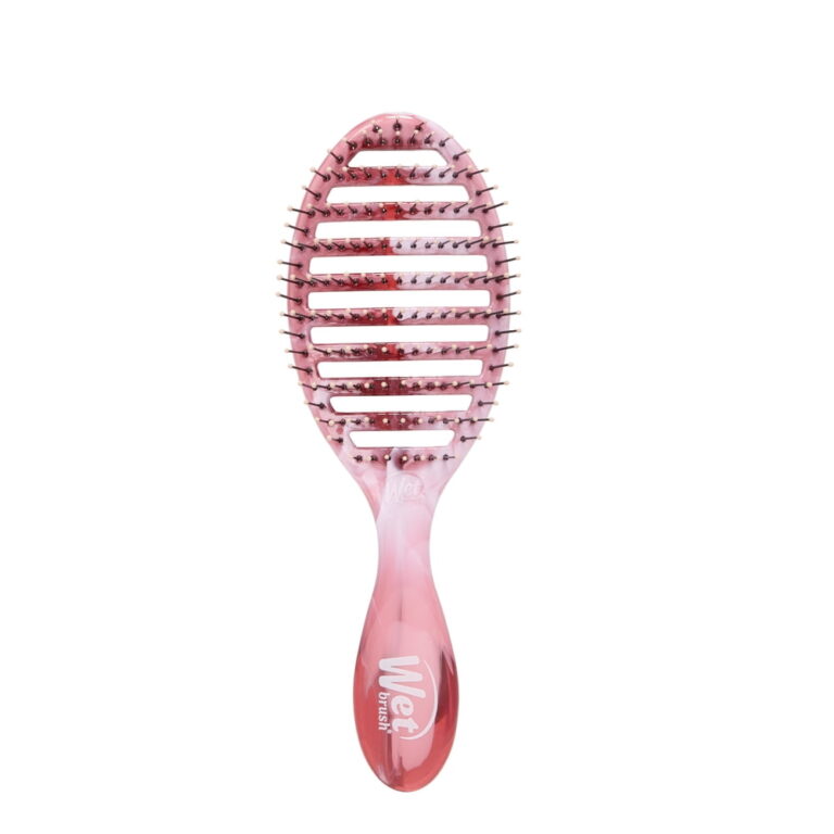 Wet Brush Speed Dry Pink Vented Hair Brush â Quick Dry Detangler / Blow-Dry Safe