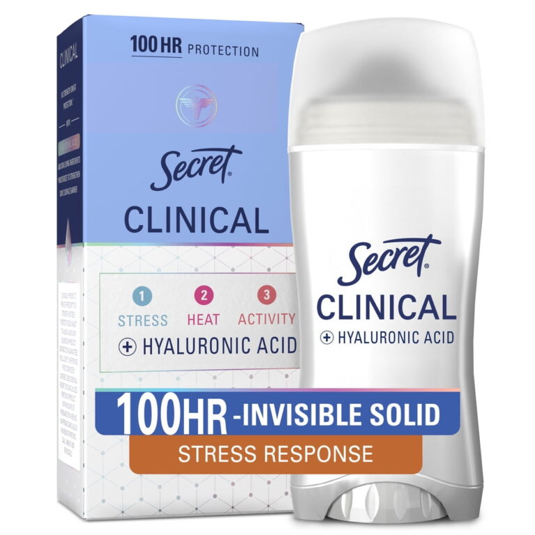 Secret Clinical 100HR Antiperspirant Deodorant for Women â 2.6 oz / Stress Response / Invisible Solid